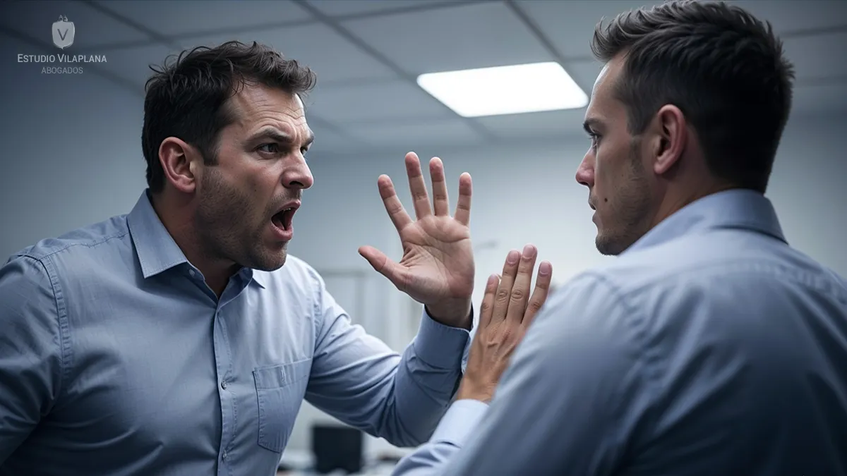 Pelea en el trabajo