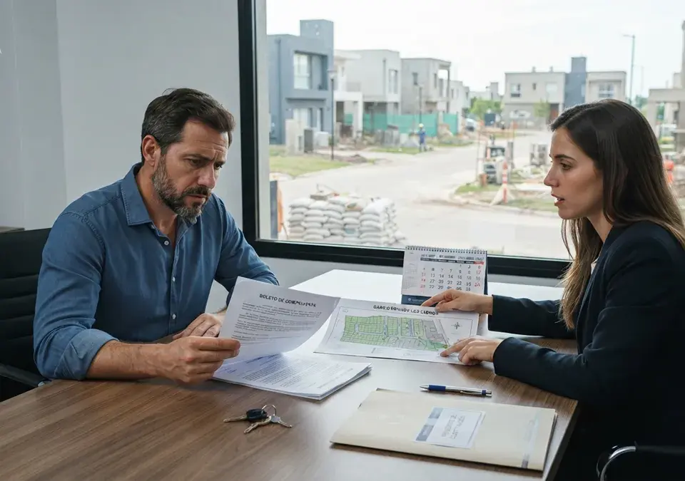 Demora en la escrituración de lotes por incumplimiento de una desarrolladora inmobiliaria